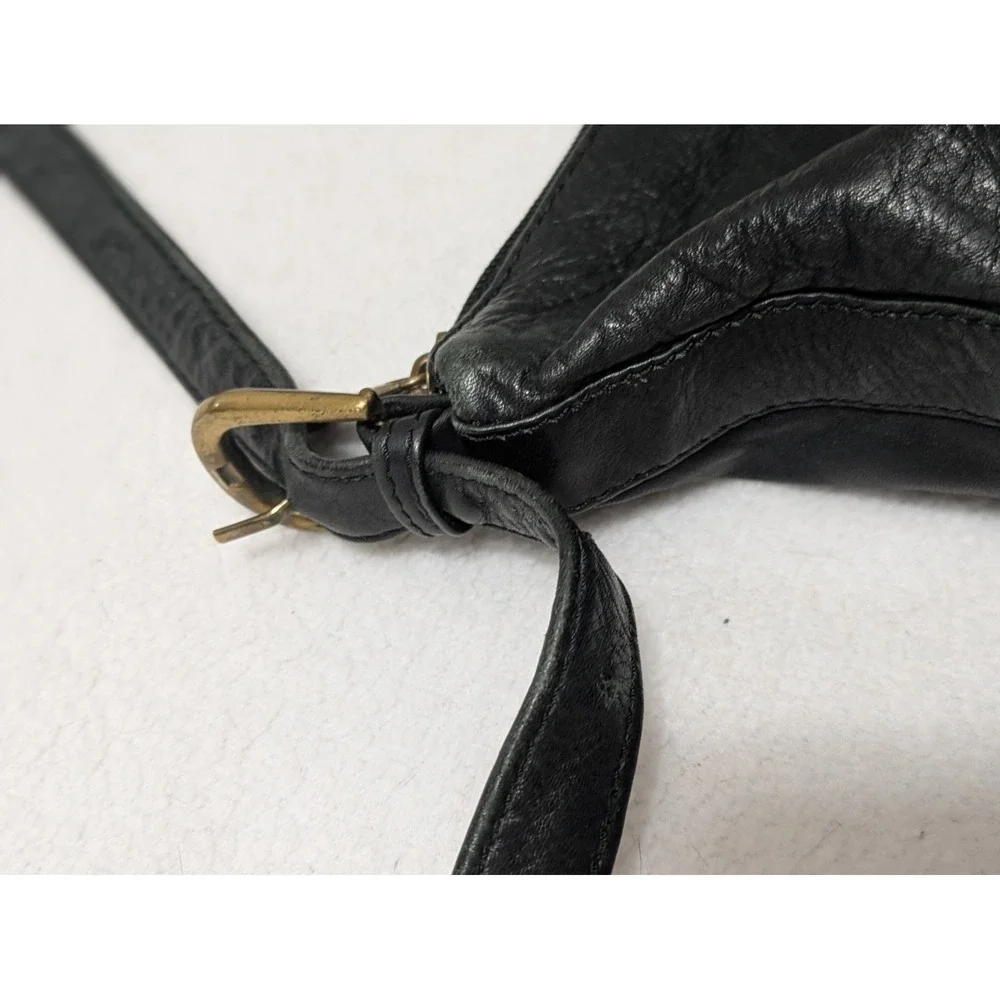 Wilson's Black Genuine Leather‎ Bucket Bag